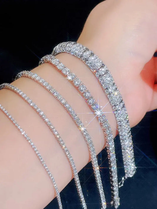 Zircon Gemstone Tennis Bracelet